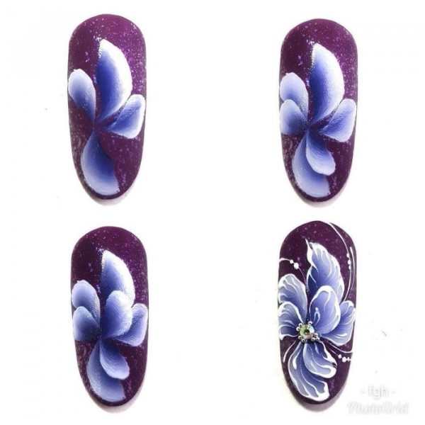 Китайская роспись на ногтях (64 фото)
